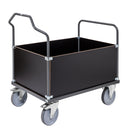 Carrello contenitore grigio scuro km335-2hb-ergo carrelli ergonomici