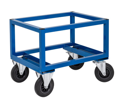 Carrelli porta pallet, metà blu km221-bh carrelli porta-pallet