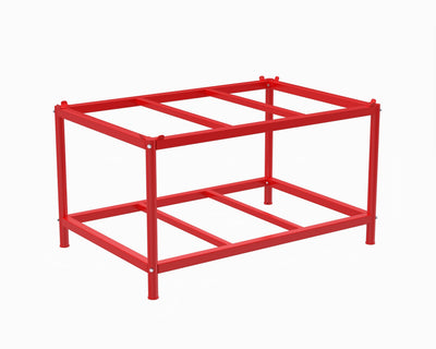 Banco porta-pallet con ferma pallet Rosso KM220-R Movimentazione pallet