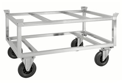 Carrello porta pallet con dispositivo di bloccaggio elettro galvanizzato km221-ep carrelli porta-pallet