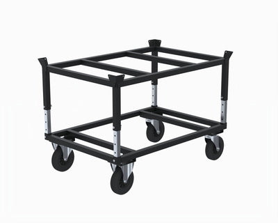 Carrello porta pallet con dispositivo di bloccaggio Nero KM222-PSB Carrelli porta-pallet