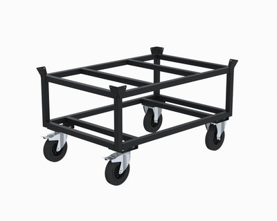 Carrello porta pallet con dispositivo di bloccaggio Nero KM221-PS Carrelli porta-pallet