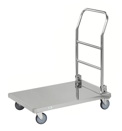 Carrello a piattaforma, C2 Acciaio inox KM60360 Carrelli in acciaio inox