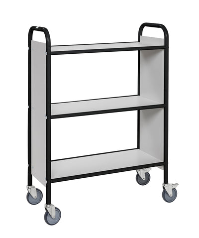 Carrelli per archivio nero km158-s office trolleys