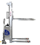 sollevatore semi-elettrico in acciaio inox