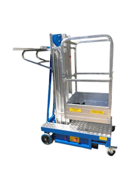 E200 – Piattaforma Aerea con Piano di Carico Frontale Regolabile