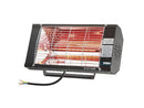 fervi RISCALDATORE ELETTRICO A RAGGI INFRAROSSI CON SUPPORTO PER FISSAGGIO A PARETE DA 1300 W