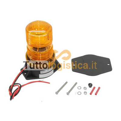 Lampeggiante Xenon TotalSource 12-80V Ambra per Yale | 003/258827300