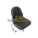 Parte Superiore Sedile KAB in PVC con Switch per Linde | 400/1154331101