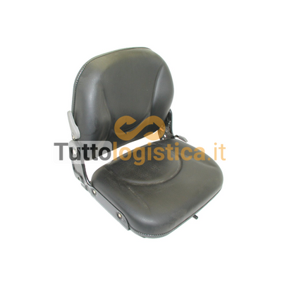 Sedile in PVC pieghevole con interruttore per macchine Doosan-Daewoo | 954/A152097
