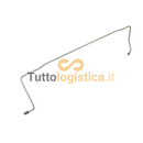 Tubo freno posteriore destro per carrelli elevatori Mitsubishi | 272/91E4620400