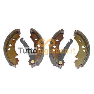 Kit 4 ganasce freno TotalSource per carrelli elevatori STILL | 255/148542