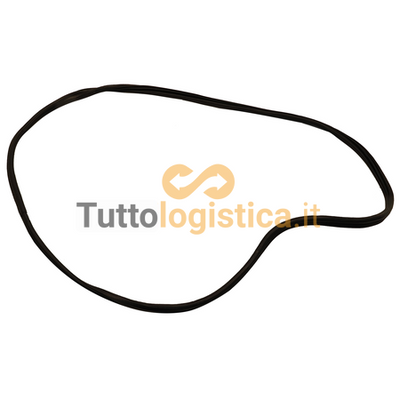 Profilo in gomma TotalSource 3070mm per carrelli Jungheinrich | 269/51257541
