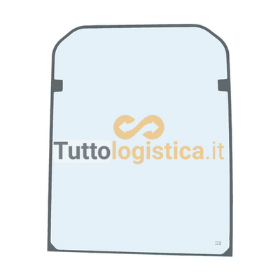 Finestrino Anteriore Superiore Verde per Caterpillar TotalSource | 009/4961130