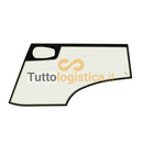 Vetro porta per carrello elevatore compatibile Linde | 400/12024375933