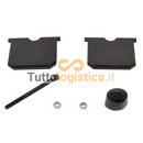Kit pastiglie freno TotalSource per carrelli elevatori Clark | 007/4214404