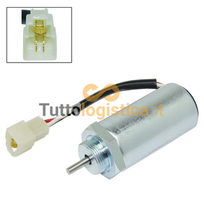 Solenoide 12V TotalSource per macchine Doosan-Daewoo | 954/8970701303