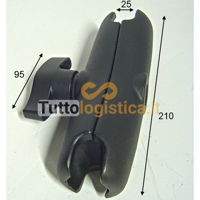 Braccio a doppio snodo RAM Mounts per supporti a sfera D | 058/RM51722201JFR