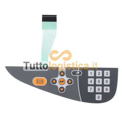 Tastiera a membrana TotalSource compatibile con carrelli Crown | 002/869755