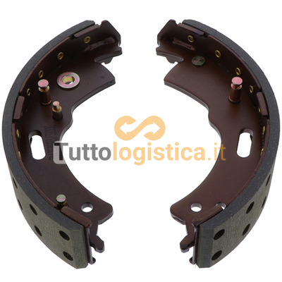 Kit ganasce freno destre 317.5x63.5 per carrelli elevatori Yale | 003/580041366
