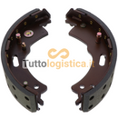 Kit ganasce freno destre 317.5x63.5 per carrelli elevatori Yale | 003/580041366