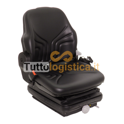 Sedile Grammer in PVC con cintura per carrelli elevatori Linde | 400/3514331016