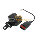 Cintura di sicurezza nera Securon compatibile Nissan | 057/87811GJ50A
