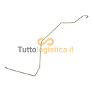Tubo freno sinistro TotalSource per carrelli elevatori Mitsubishi | 272/9184638700