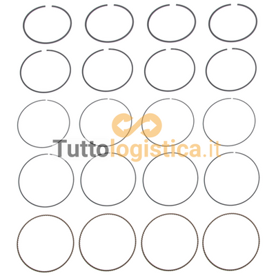 Set Fasce Elastiche Pistone 0,50 per Motori Jungheinrich | 269/50452587