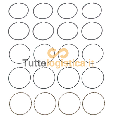Set fasce elastiche 050 per motori Toyota TotalSource | 058/130137800171