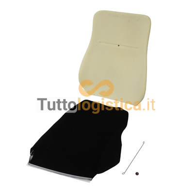 Kit Rivestimento Schienale BEGE 640 Nero per Kalmar | 546/9228170003