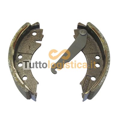 Kit ganasce freno sinistro per carrelli elevatori Jungheinrich | 269/50025767