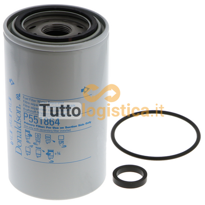 Elemento filtrante carburante Donaldson per macchine Doosan-Daewoo | 954/P551864