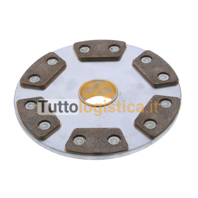 Pastiglia freno TotalSource per carrelli elevatori Crown | 002/119046
