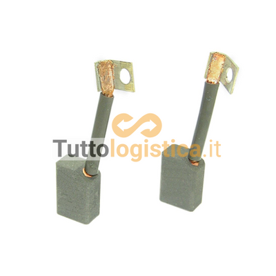 Set spazzole carbone Schabmuller per motori Jungheinrich | 269/77800526