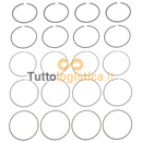 Set Fasce Elastiche Pistone 0.5 per Motori Mitsubishi | 272/91H2000850