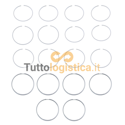 Set fasce elastiche standard TotalSource per motori Toyota | 058/130117876171