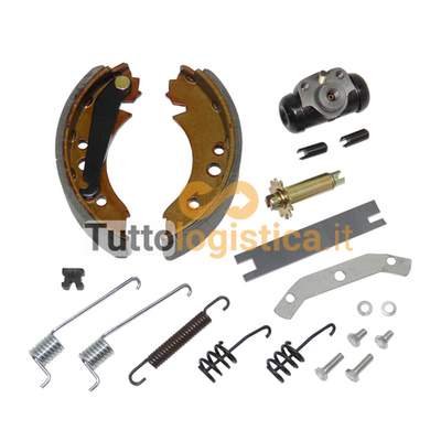 Kit ganasce freno TotalSource 180x40 per carrelli elevatori Yale | 003/504058793