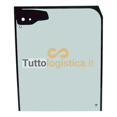 Finestrino Anteriore Superiore Verde per Caterpillar TotalSource | 009/5192855