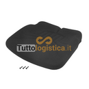 Cuscino Sedile Grammer in Tessuto Nero per Jungheinrich | 269/50437561