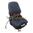 Sedile Grammer in tessuto con interruttore e cintura per Linde | 400/11204331011