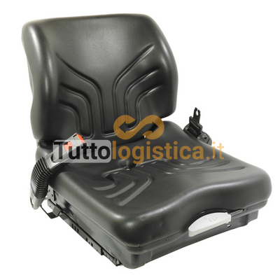 Sedile Grammer in PVC con cintura e sensore per carrelli Yale | 003/220103400