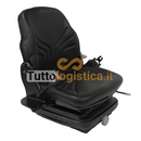 Sedile Grammer in PVC con cintura e sensore per carrelli Linde | 400/3004331000