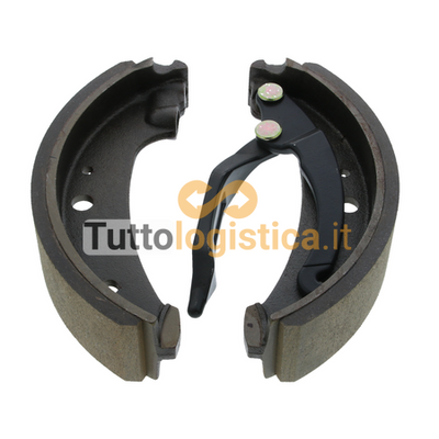 Kit ganasce freno sinistro 317.5x60 per carrelli elevatori Yale | 003/580076327