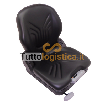 Sedile Grammer con sospensione in vinile per carrelli Crown | 002/147395001