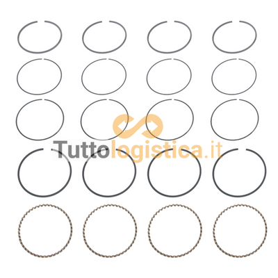 Set fasce elastiche standard TotalSource per motori Toyota | 058/130117800271