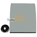 Vetro anteriore con guarnizione per carrelli elevatori Toyota | 058/55220F318071