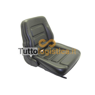 Sedile in PVC ripiegabile TotalSource per carrelli elevatori Linde | 400/3514331026