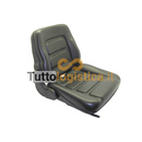 Sedile in PVC ripiegabile TotalSource per carrelli elevatori Linde | 400/3514331026