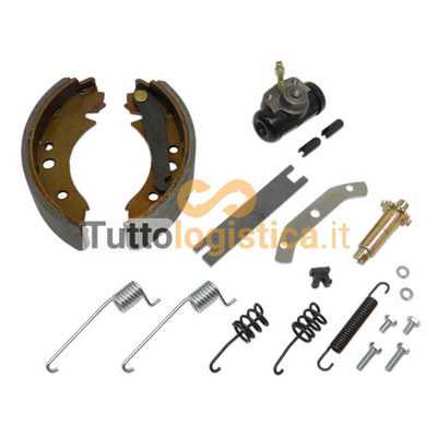 Kit ganasce freno sinistro 180x40 per carrelli elevatori Yale | 003/580025489